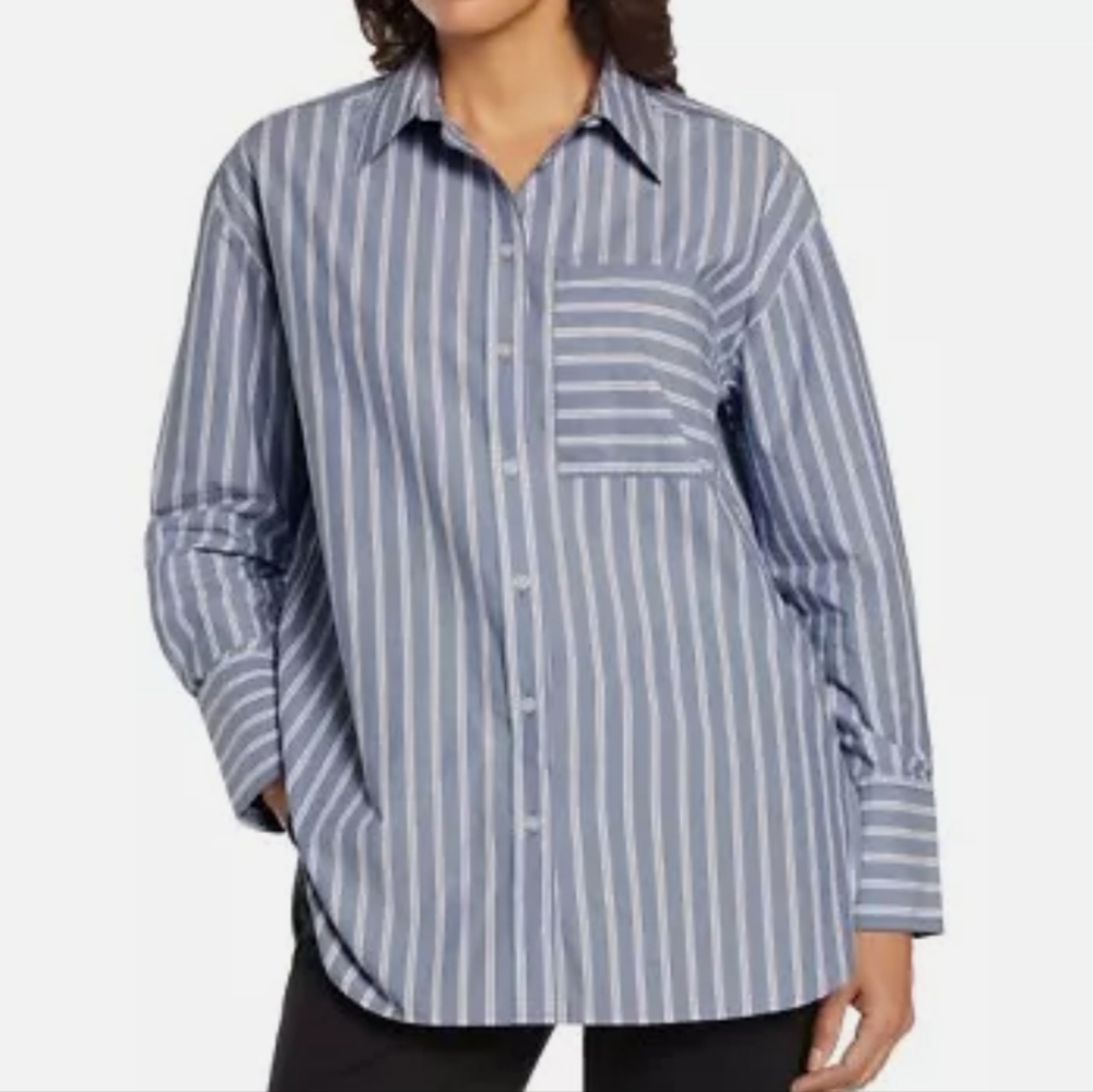 Banana Republic Womens Striped Long Sleeve